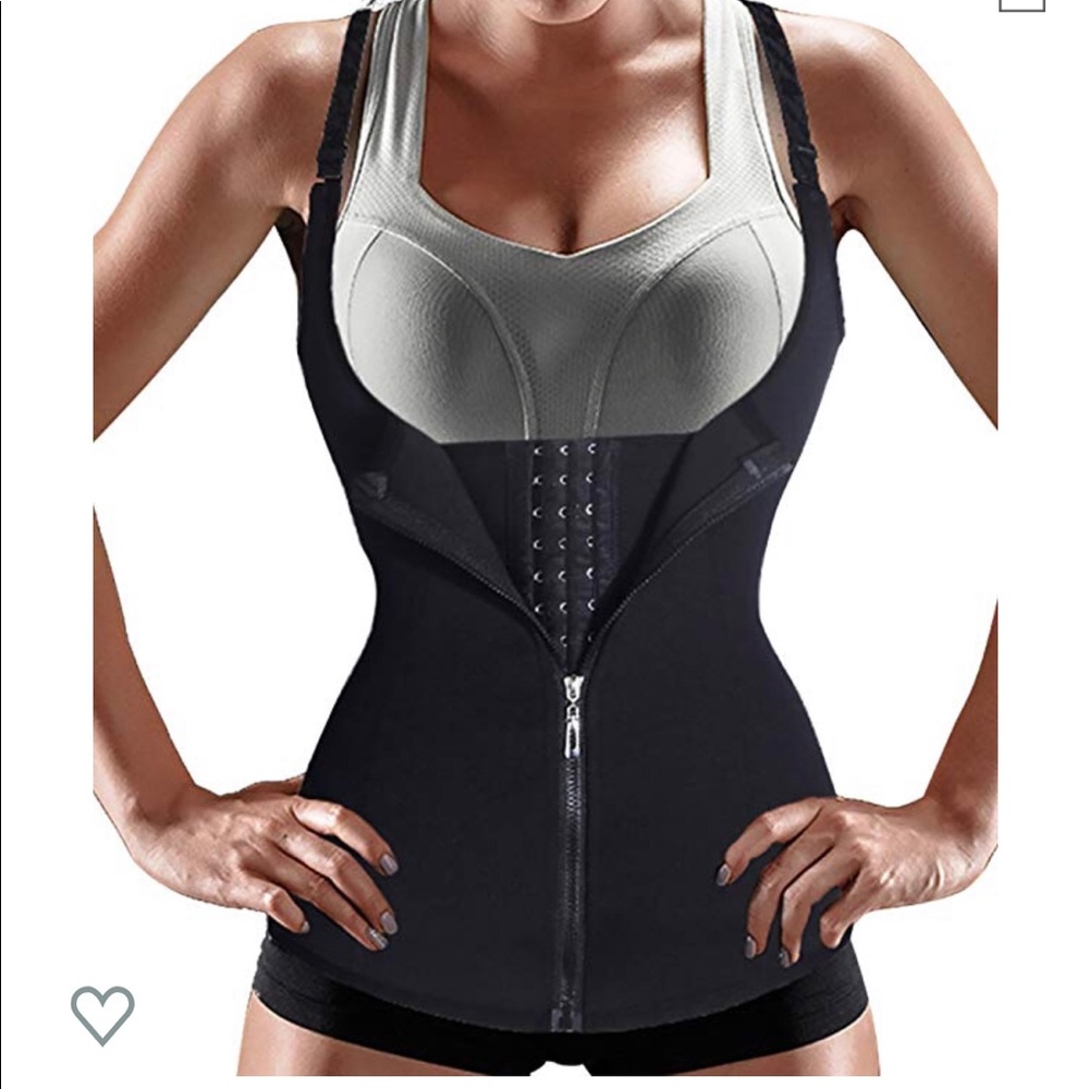 Women Waist Trainer Corset Zipper Body Shaper NWOT